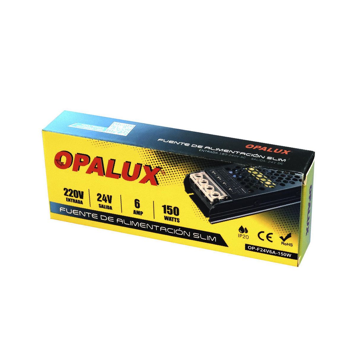 OPALUX - Fuente de Poder Slim 150W/24V 6A