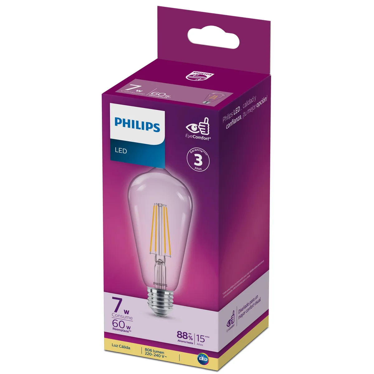 PHILIPS - Foco Led Filamento ST64