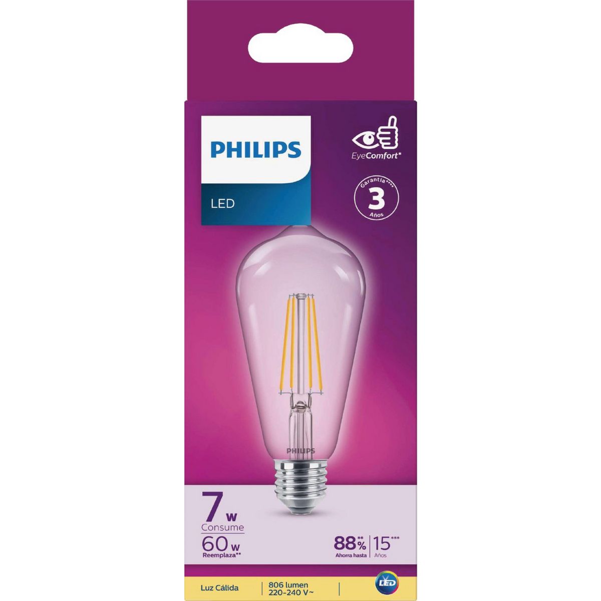 PHILIPS - Foco Led Filamento ST64