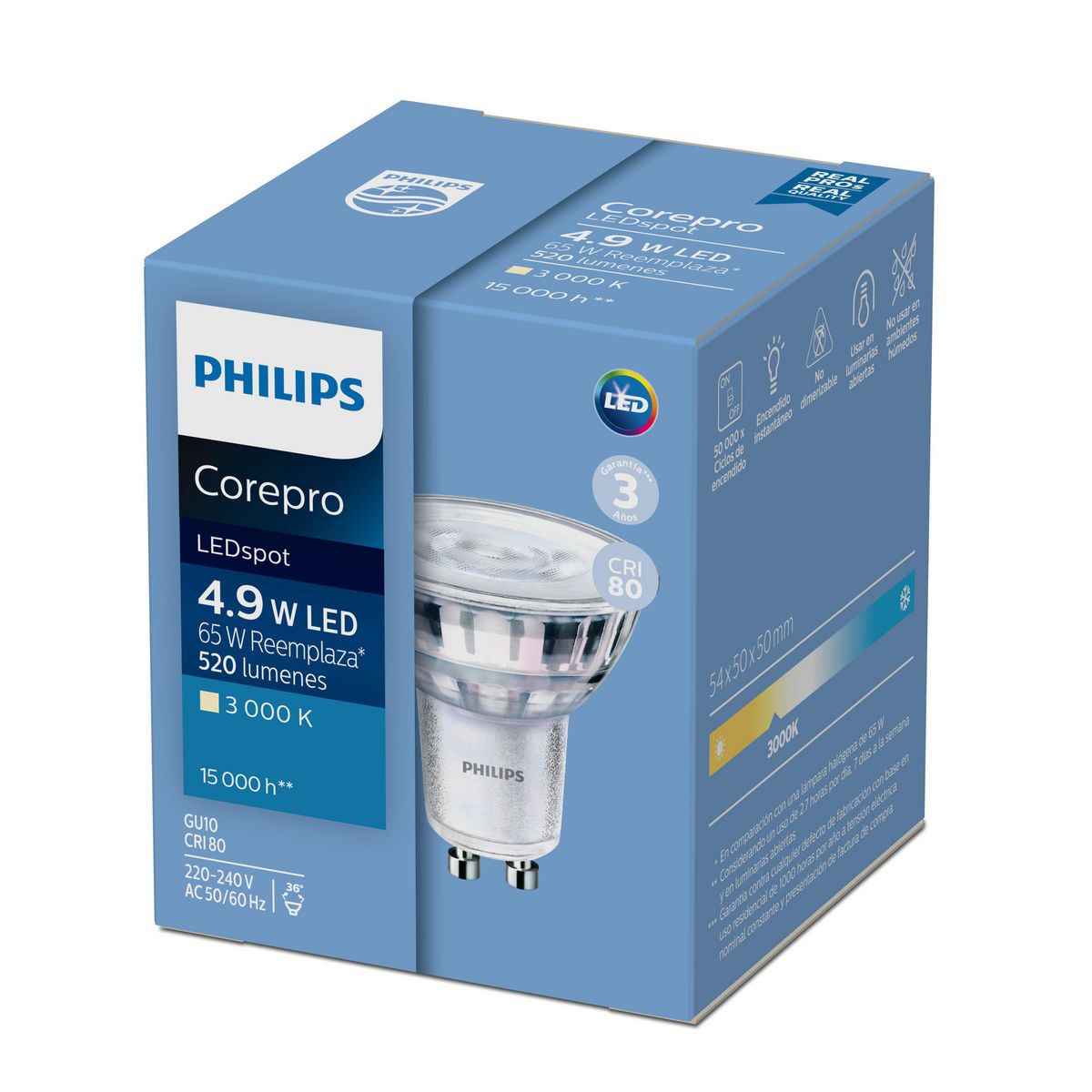 PHILIPS - Dicroica Led GU10 4.9W LC X2