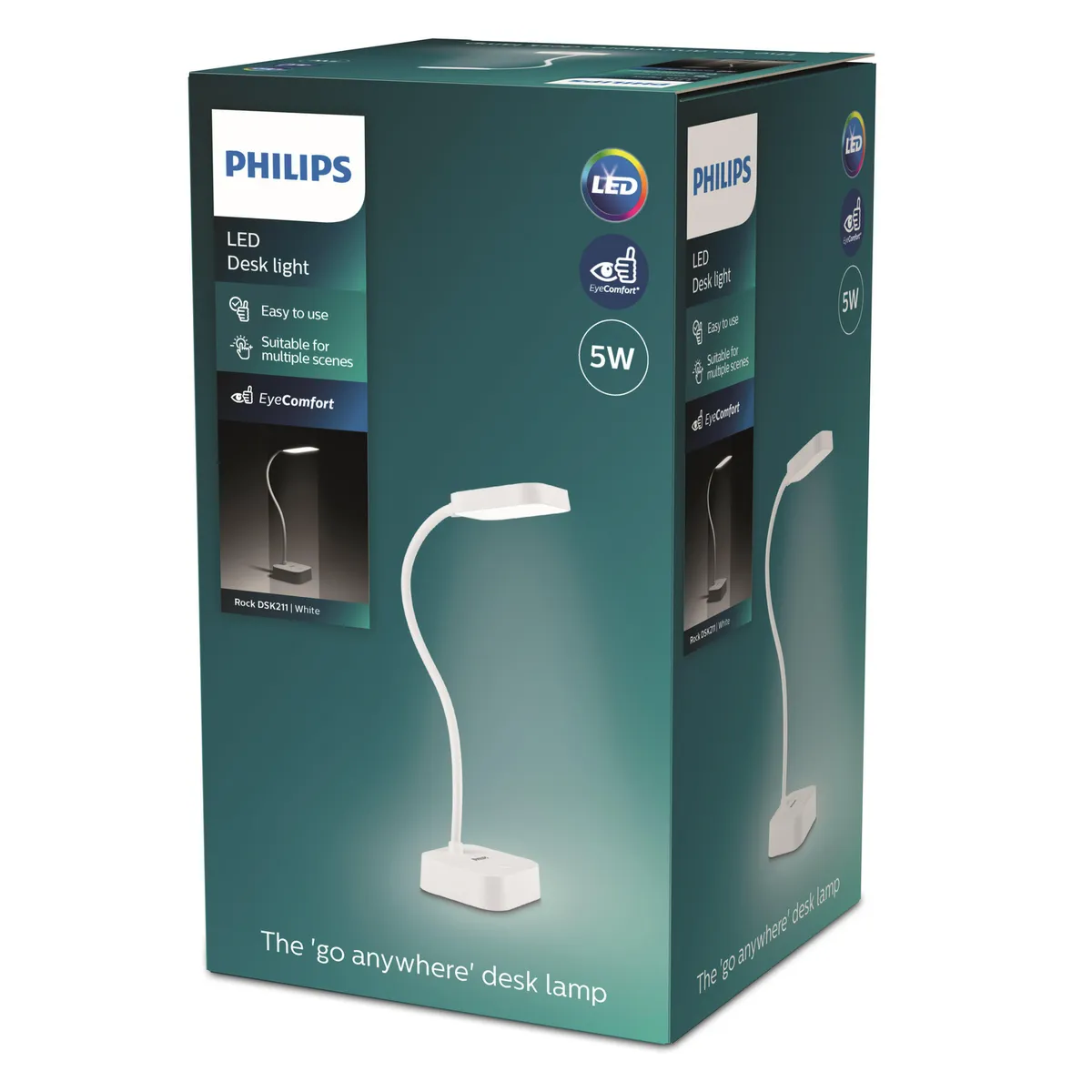 PHILIPS - Lámpara de Escritorio Rock DSK211