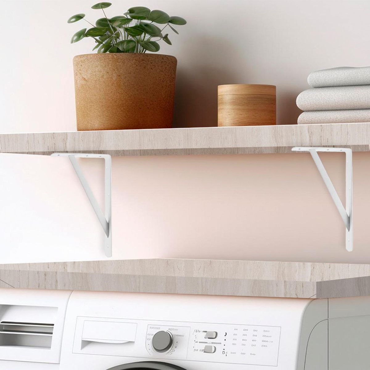 LUCANAS FURNITURE - Repisa de Melamina Piedra Clara 30x60cm