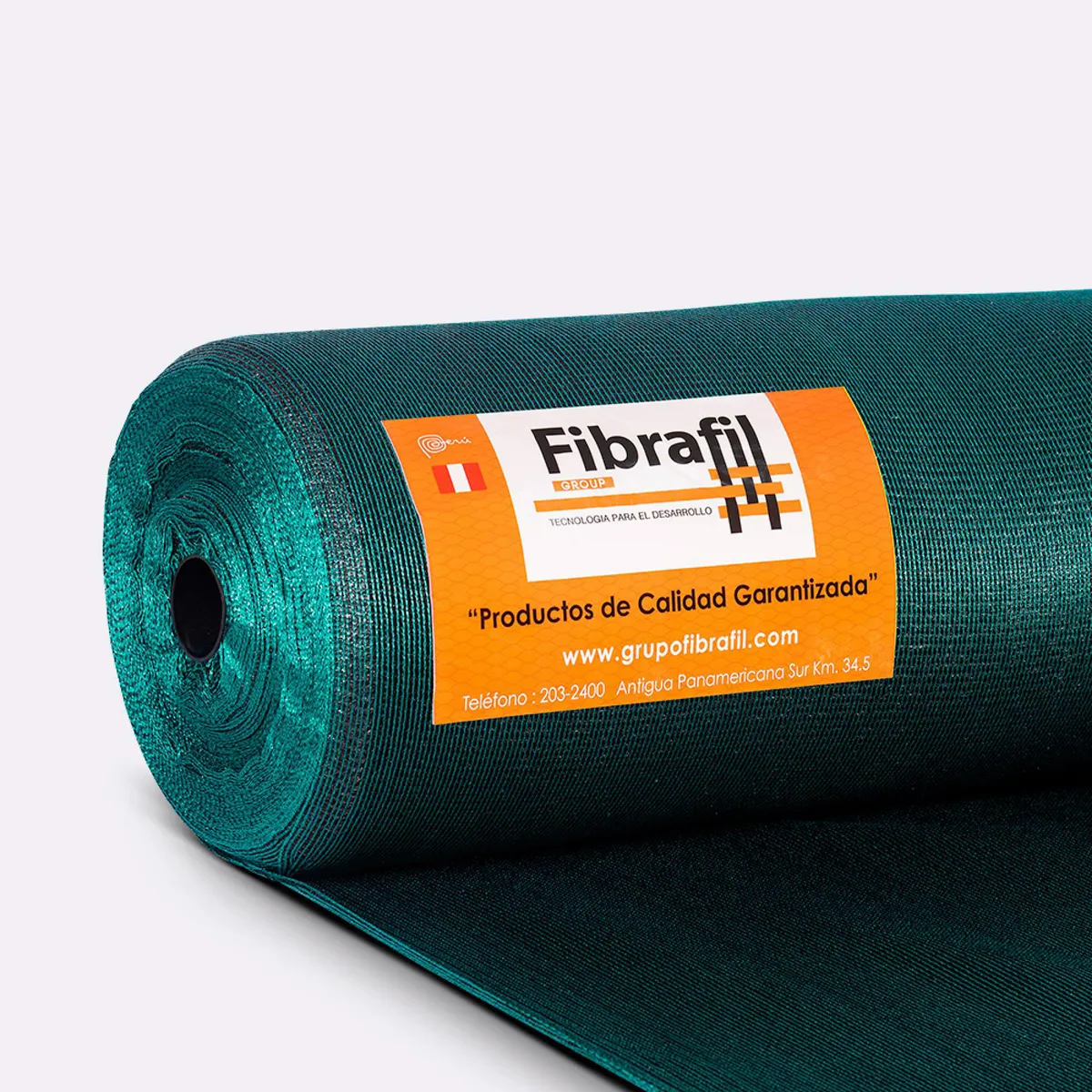 FIBRAFIL - Malla Raschel Negro/Verde 80P x Metro Lineal