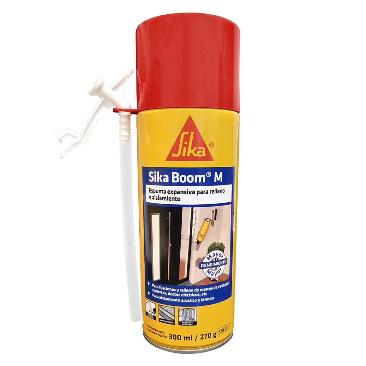 SIKA - Sika Boom M | Espuma de poliuretano expansiva para relleno y aislamiento 300 ml
