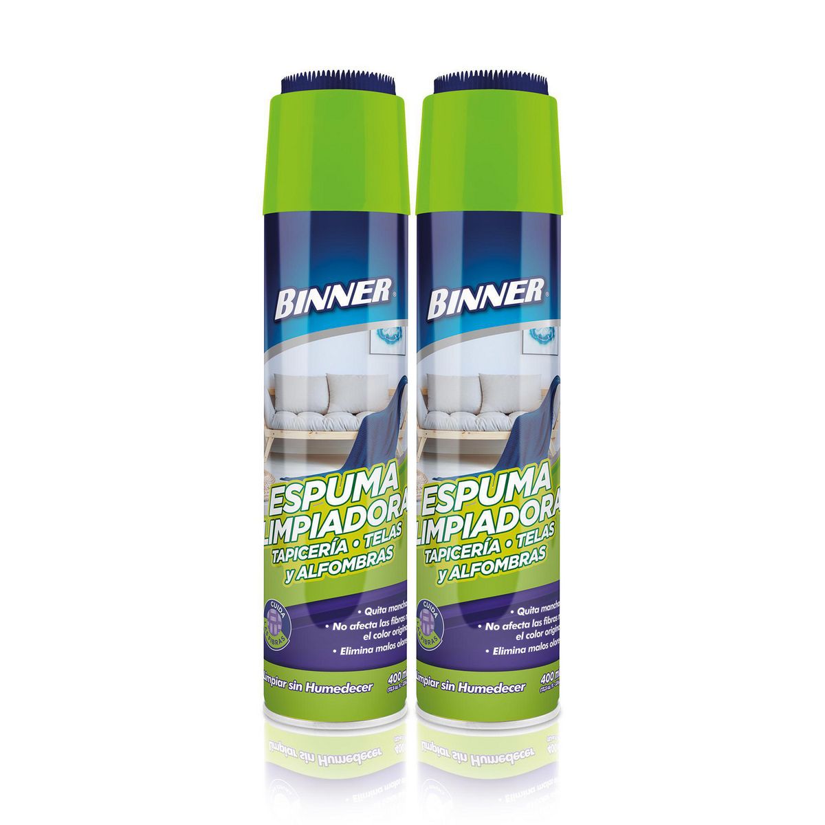 BINNER - Dúo Limpiador Tapicería 400ml