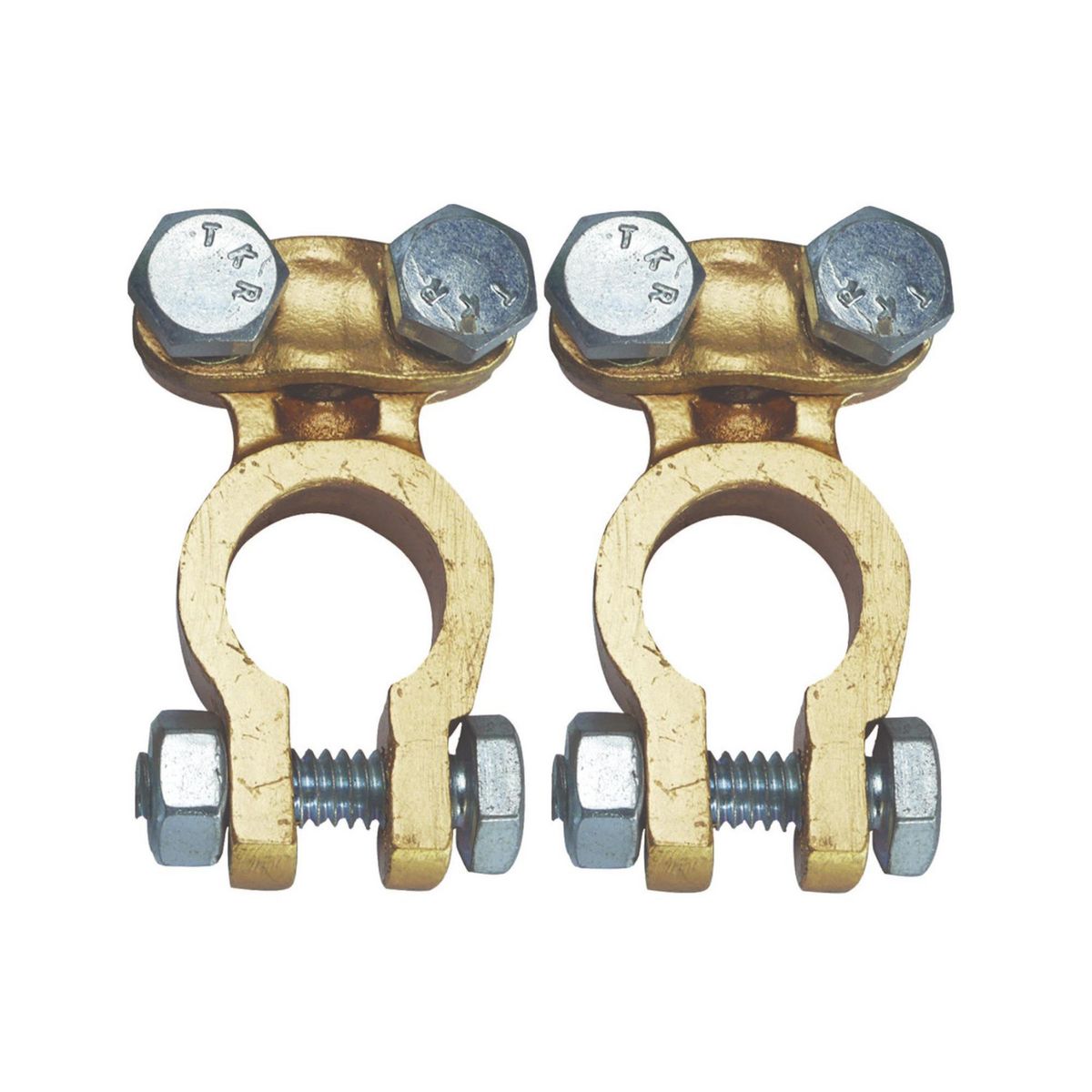 AUTOSTYLE - Bornes de Batería de Bronce Modelo Seiwa