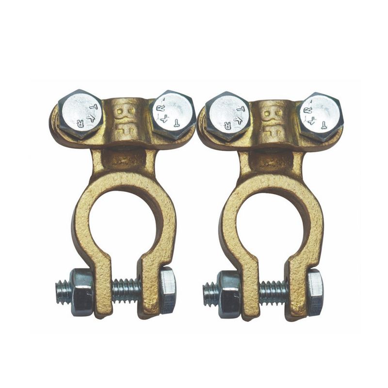 AUTOSTYLE - Bornes de Batería de Bronce Modelo Volvo  