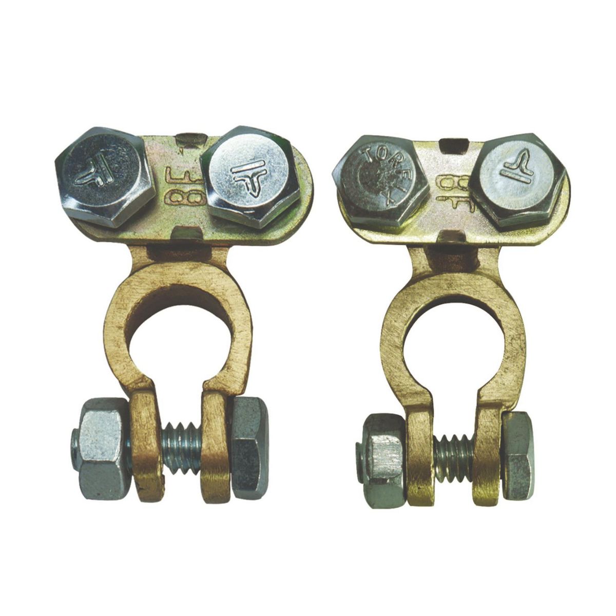 AUTOSTYLE - Bornes de Batería de Bronce Modelo Tico Seiwa