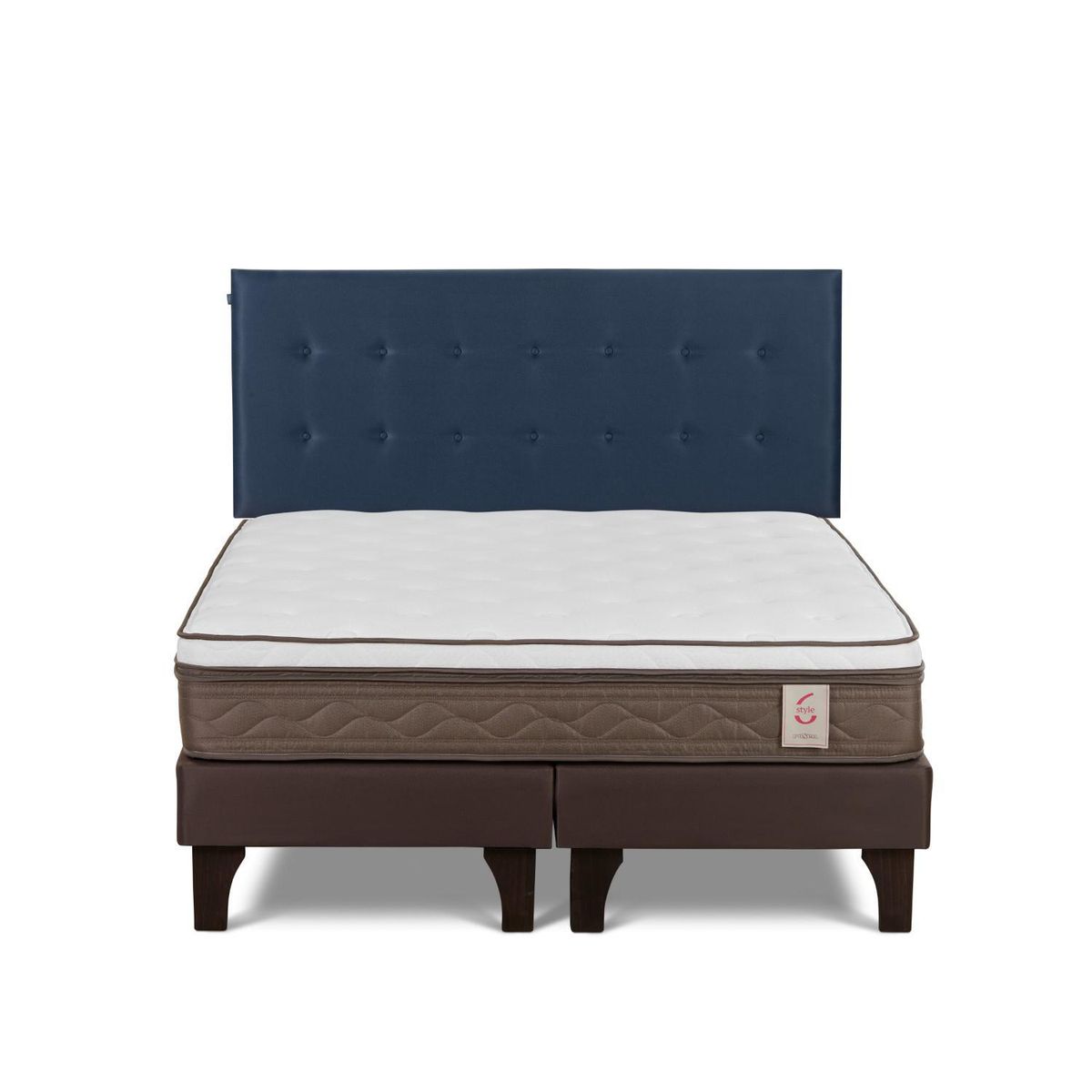 ROSEN - Cama Europea New Style 6 King West Azul
