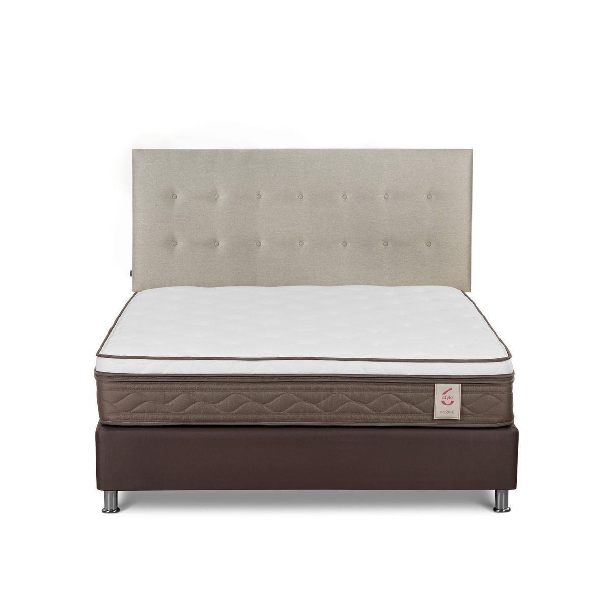 ROSEN - Box Tarima New Style 6 King West Niebla