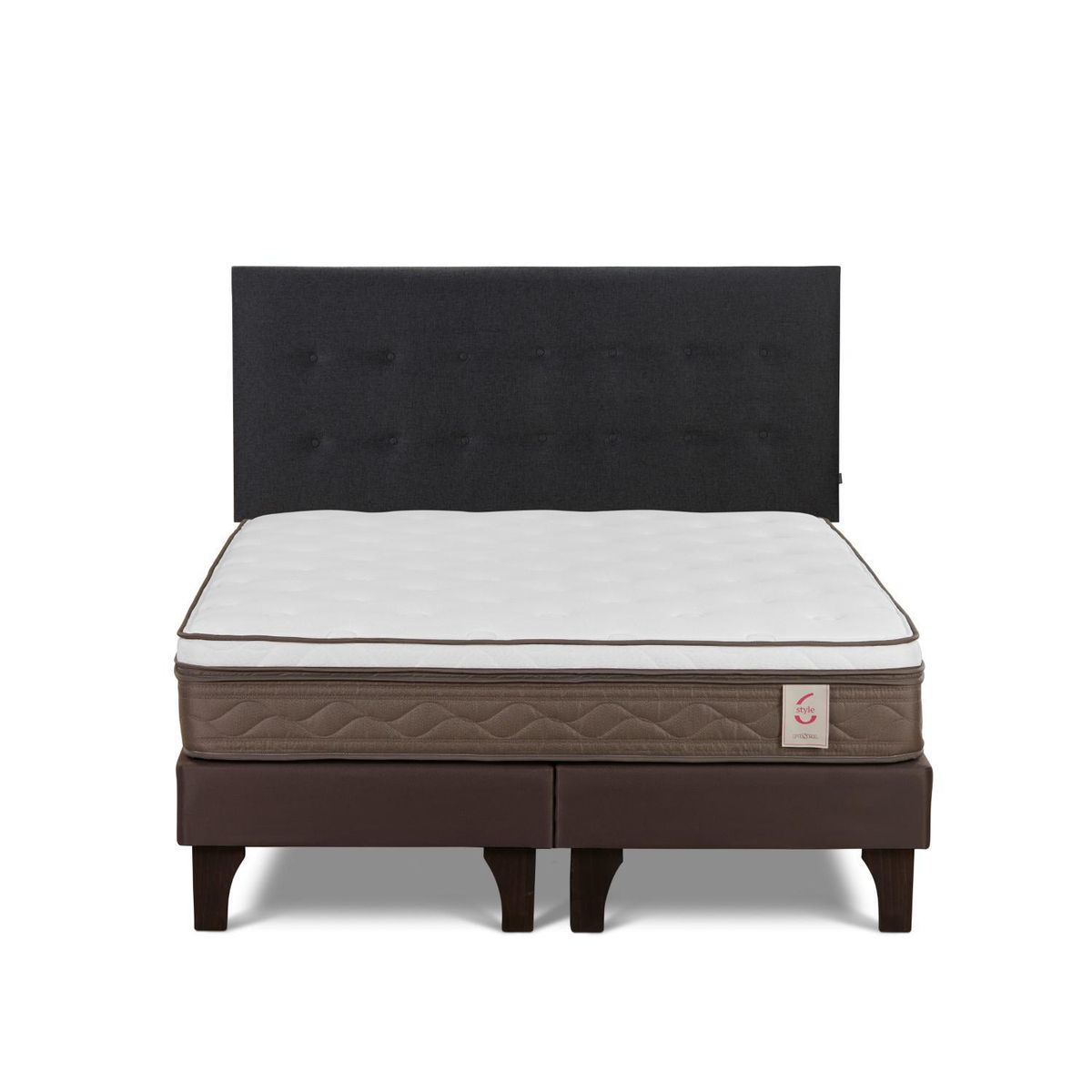ROSEN - Cama Europea New Style 6 King West Grafito