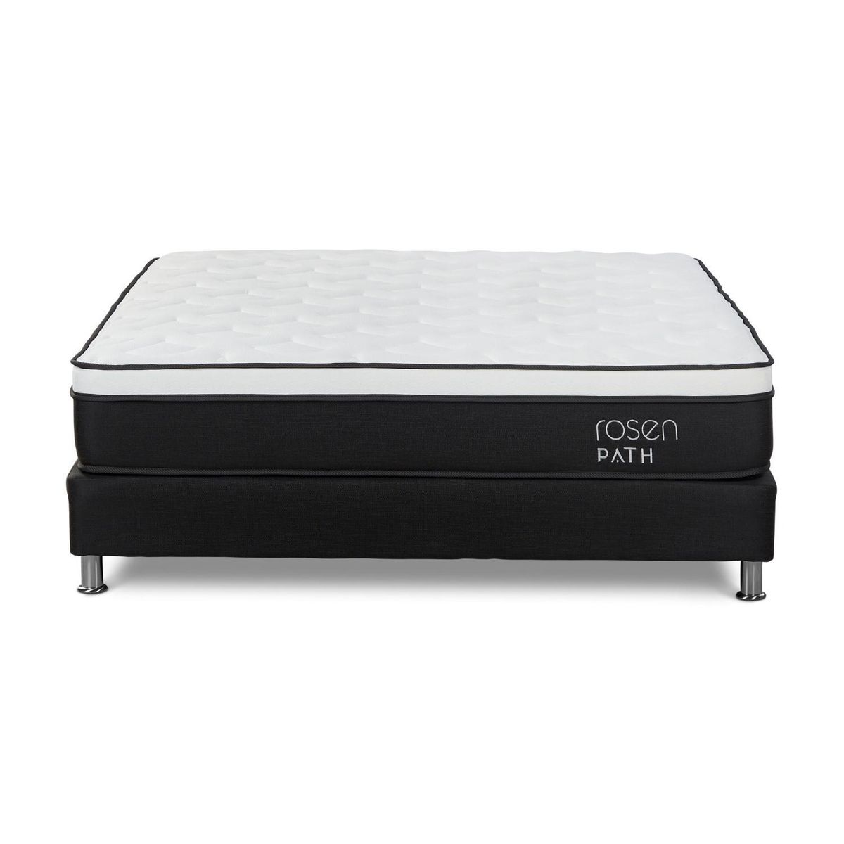 ROSEN - Box Tarima Path Grafito Queen