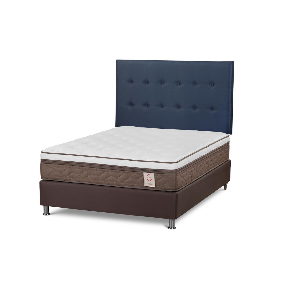 ROSEN - Box Tarima New Style 6 2 Plazas West Azul