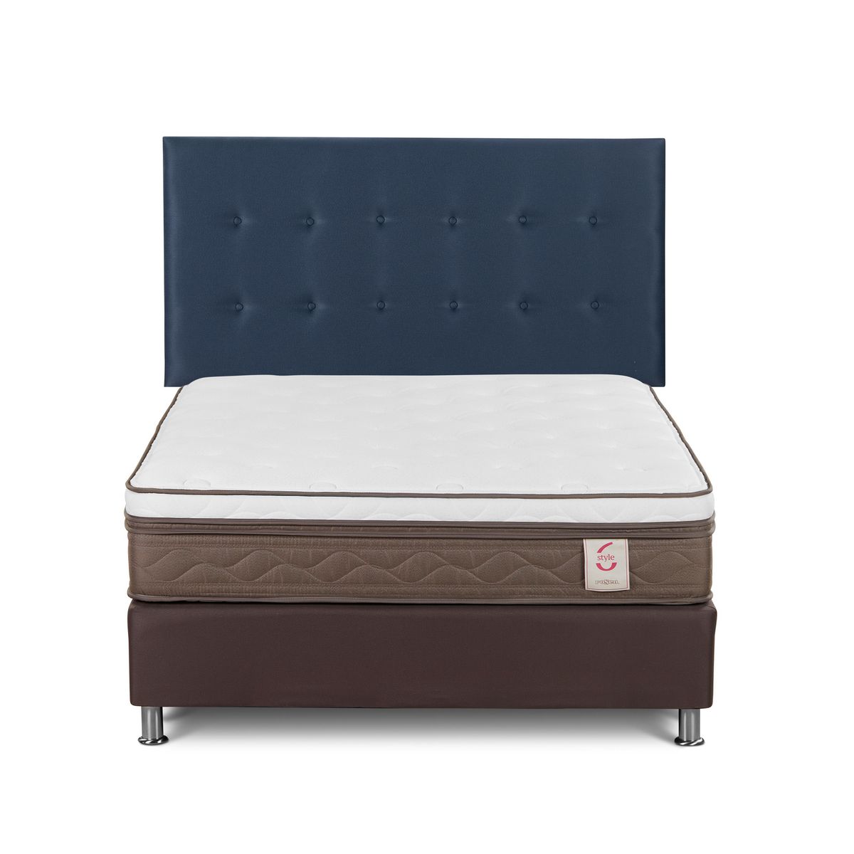 ROSEN - Box Tarima New Style 6 2 Plazas West Azul