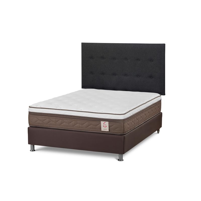 ROSEN - Box Tarima New Style 6 2 Plazas West Grafito