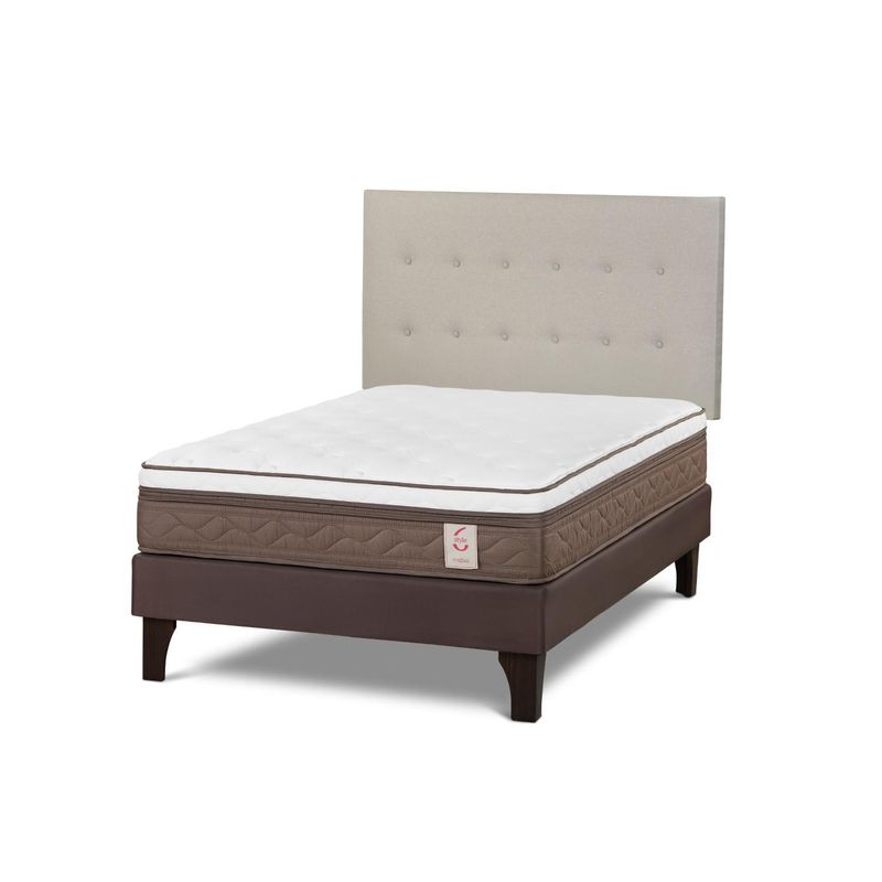 ROSEN - Cama Europea New Style 6 2 Plazas West Niebla