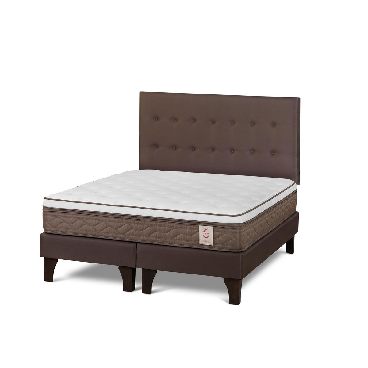 ROSEN - Cama Europea New Style 6 Queen West Café