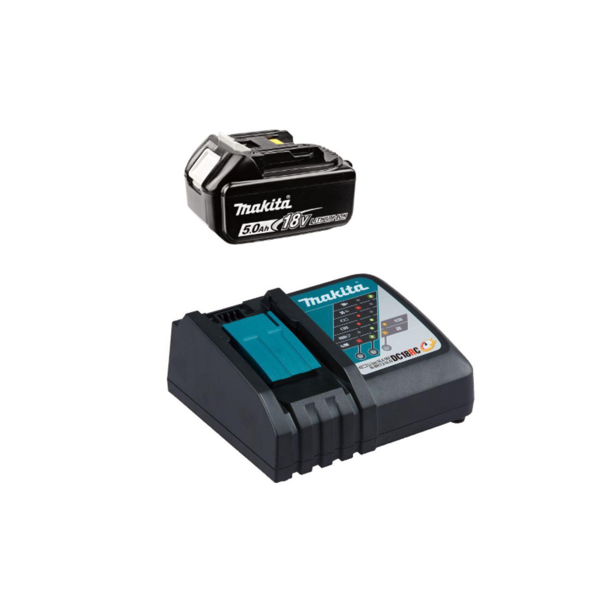 MAKITA - Kit Batería 5Ah Y Cargador Rápido