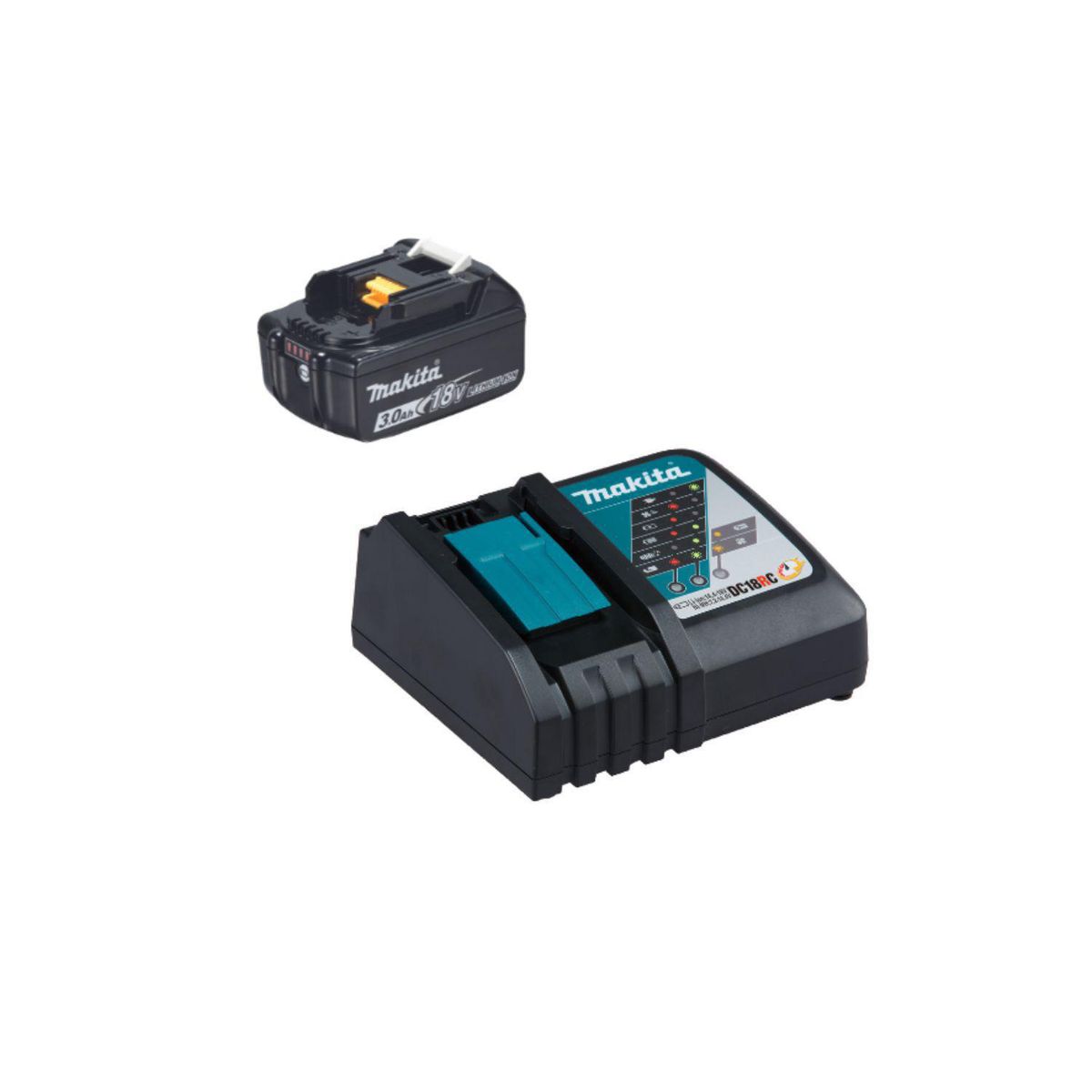 MAKITA - Kit Batería 3Ah Y Cargador Rápido