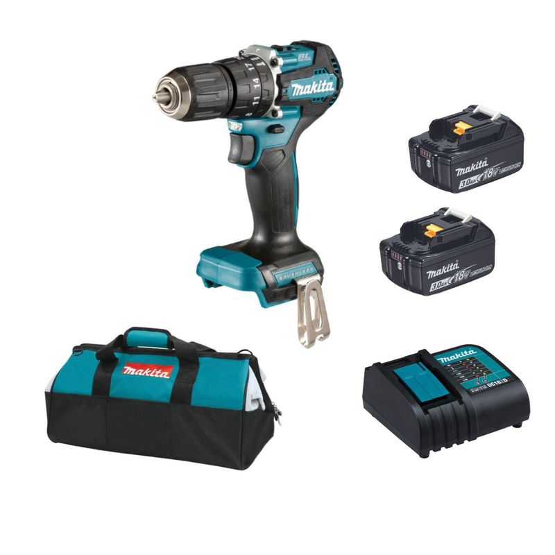 MAKITA - Kit Taladro Makita Con 2 Baterias Y Cargador