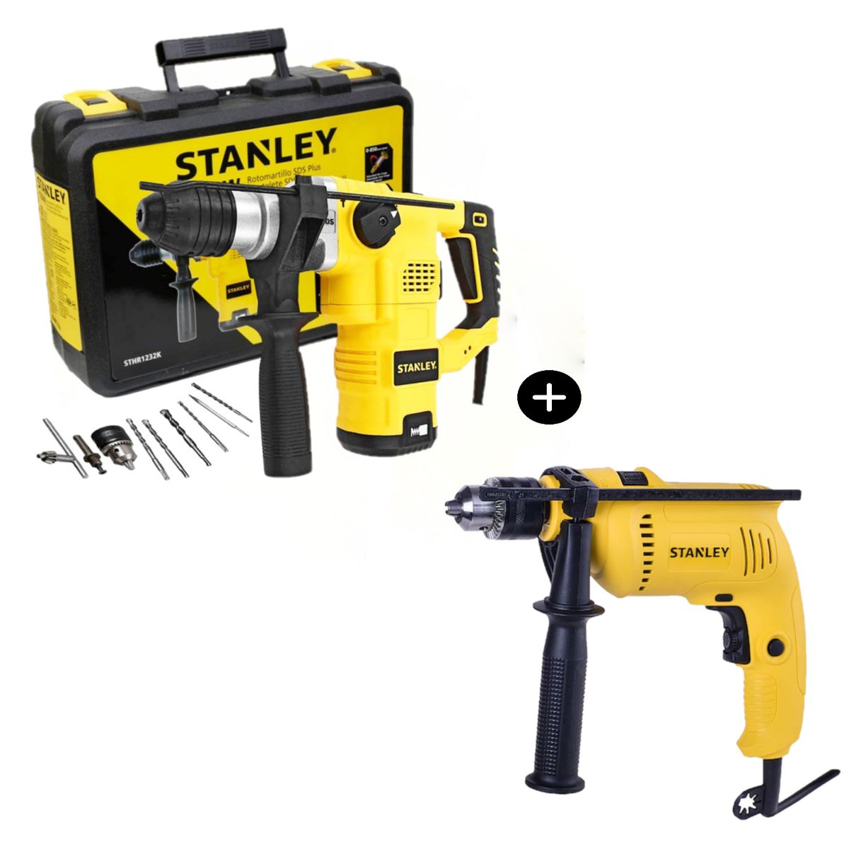 STANLEY - Rotomartillo Sds Y Taladro Percutor Stanley
