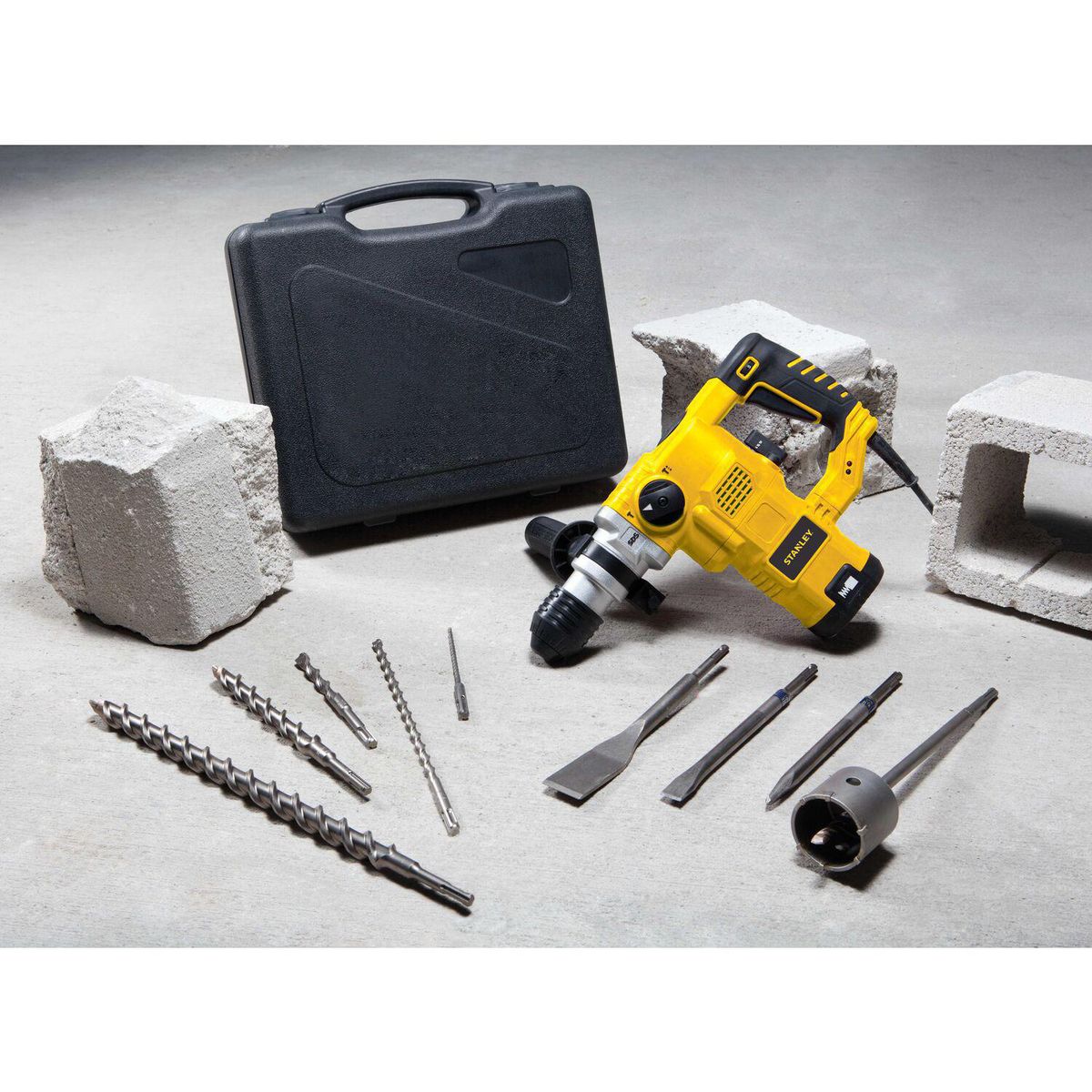 STANLEY - Rotomartillo Sds Y Taladro Percutor Stanley