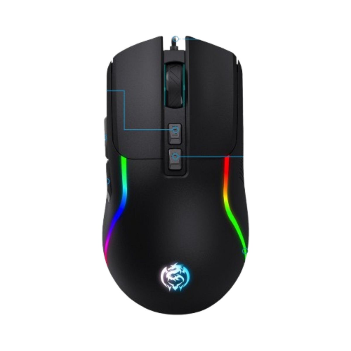 MICRONICS - Mouse Gamer MIC CYB ENK