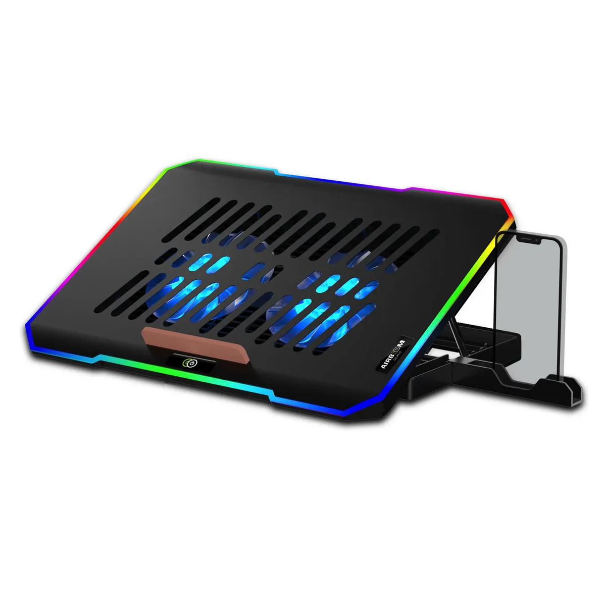 MICRONICS - Cooler Ventilador para Laptop MIC Aboom LED