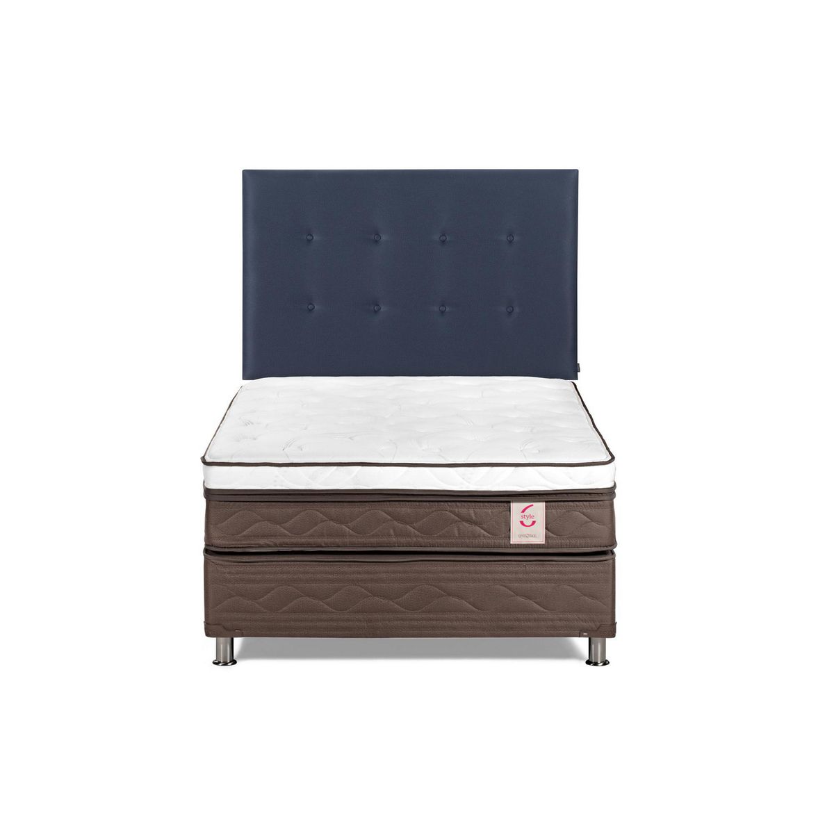 ROSEN - Box Tarima New Style 6 1.5 Plazas West Azul