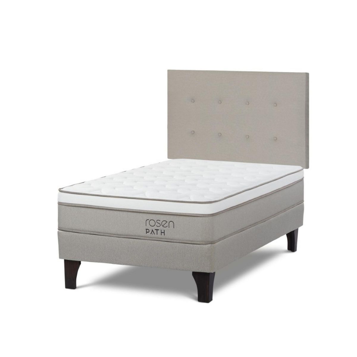 ROSEN - Cama Europea Path 1.5 Plazas + Cabecera West