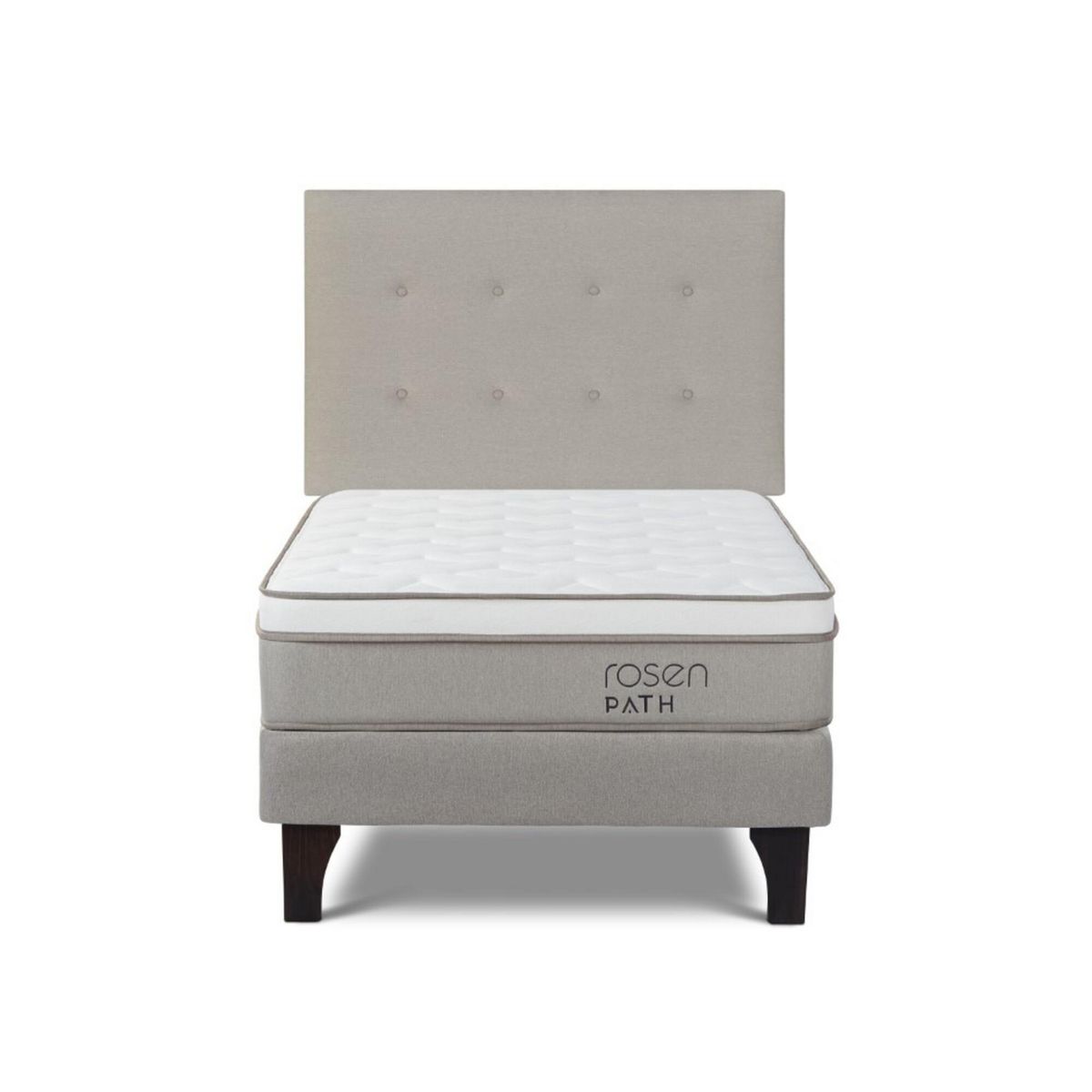 ROSEN - Cama Europea Path 1.5 Plazas + Cabecera West