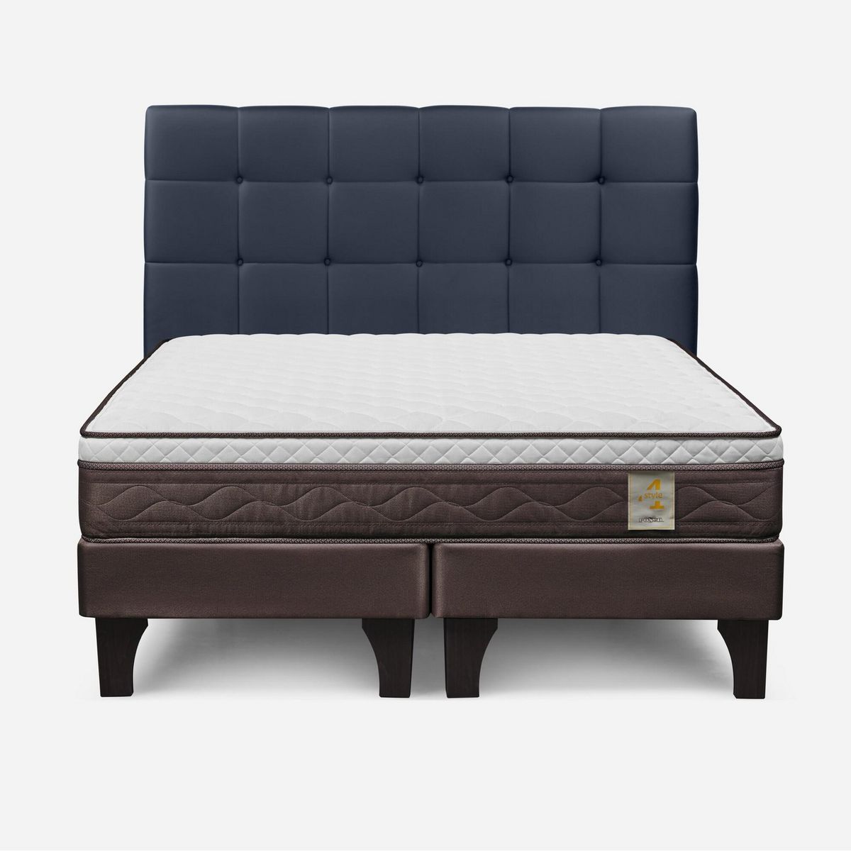 ROSEN - Cama Europea New Style 4 Plus King Issey Azul
