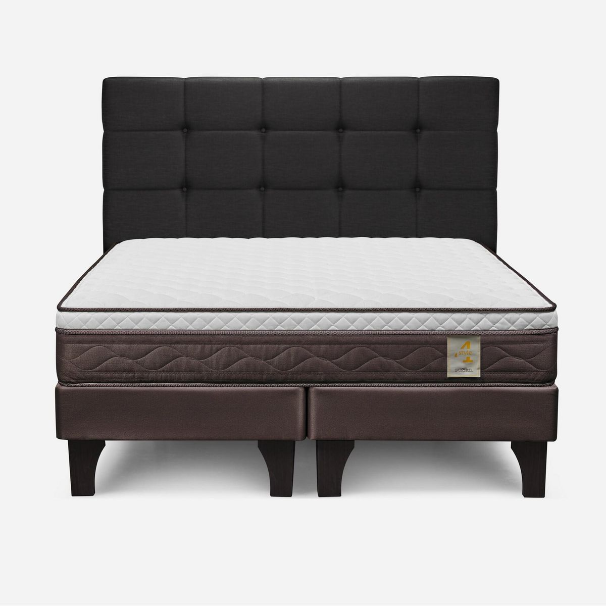 ROSEN - Cama Europea New Style 4 Plus King Issey Grafito