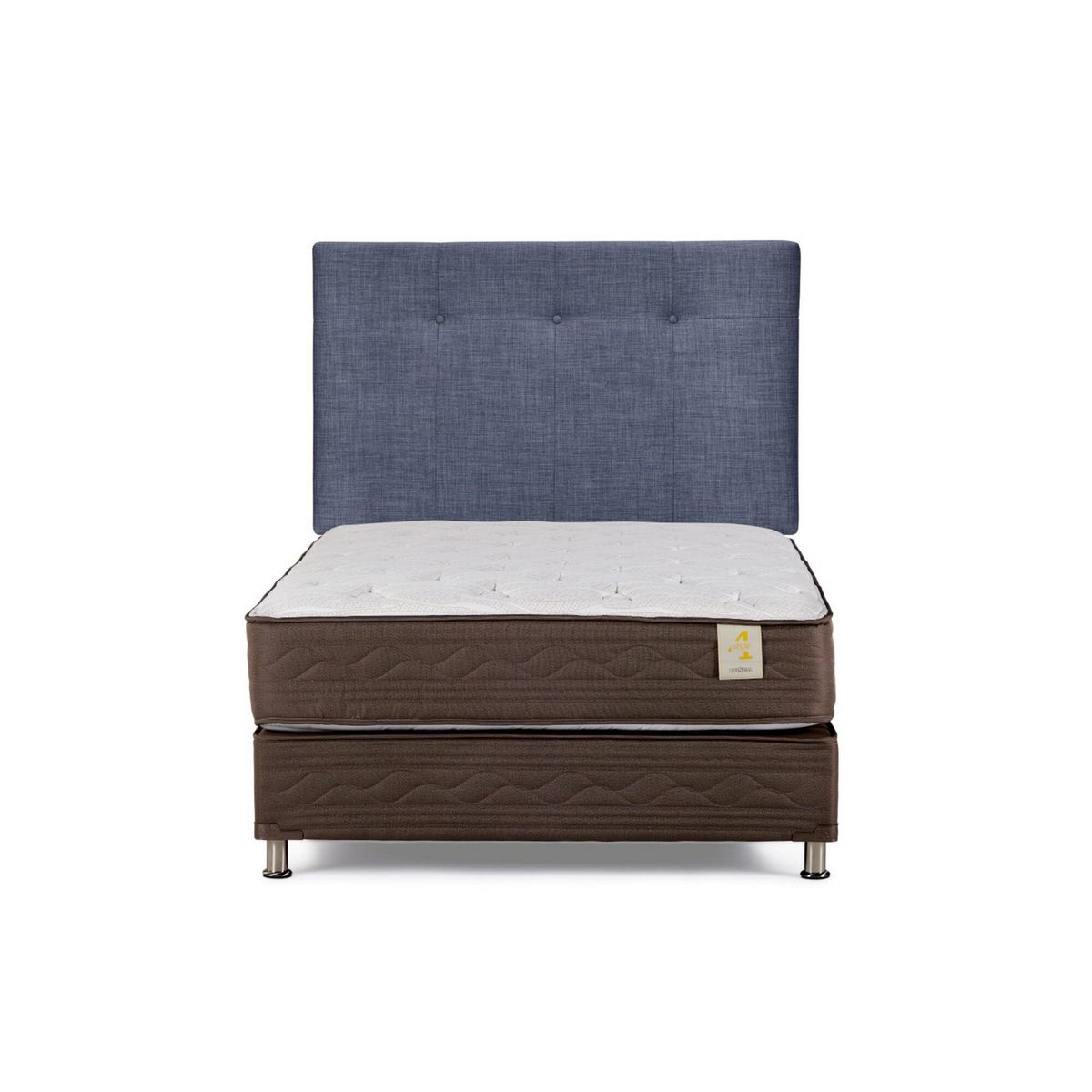 ROSEN - Box Tarima New Style 4 Plus 1.5 Plazas New Bennet Denim