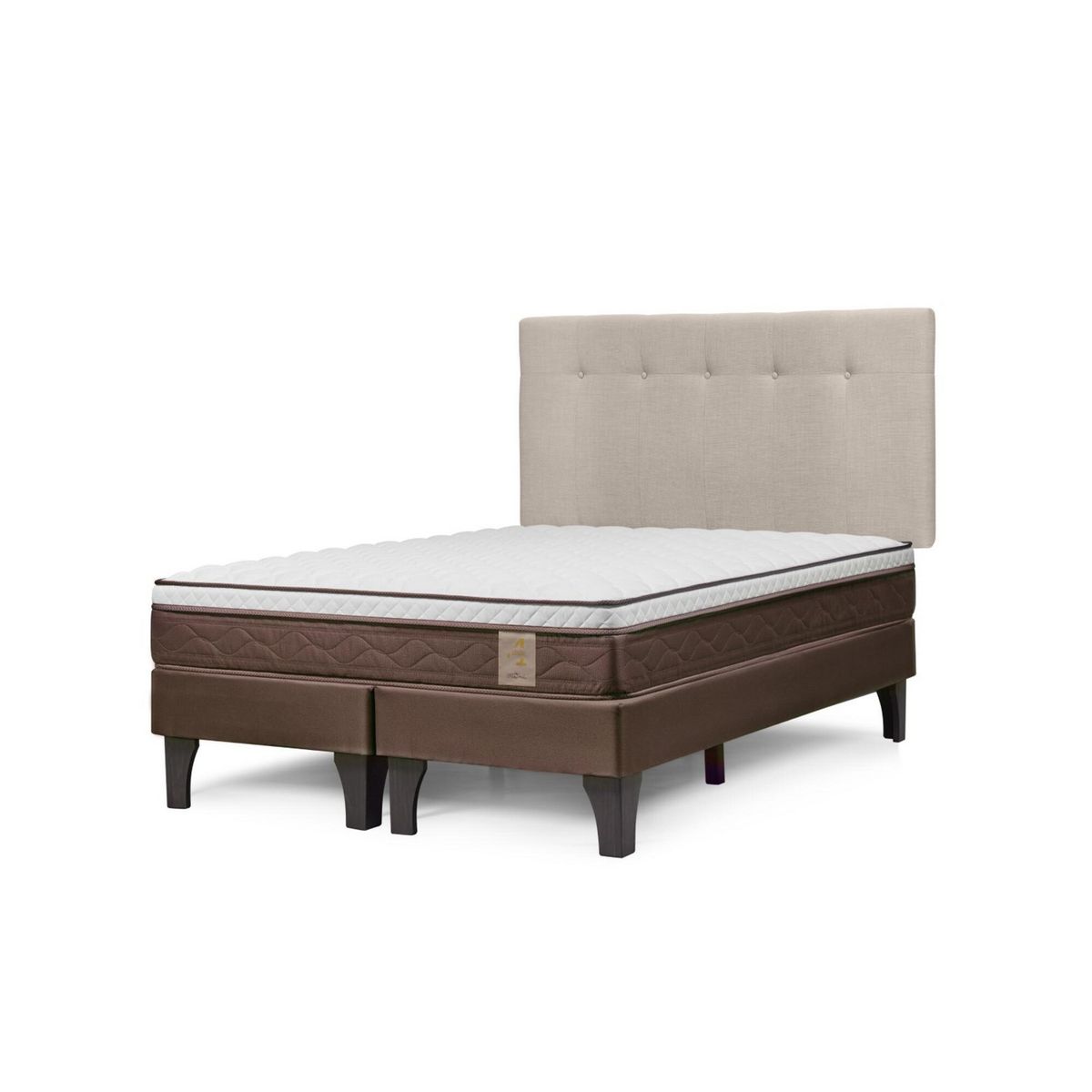 ROSEN - Cama Europea New Style 4 Plus King New Bennet Natural