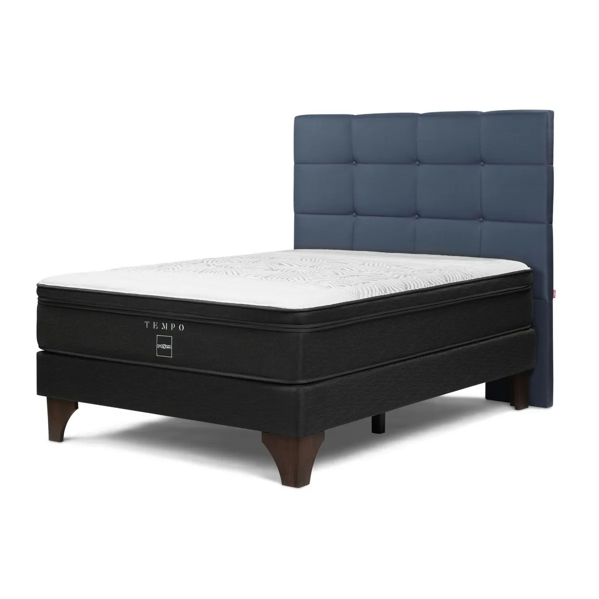 ROSEN - Cama Europea Tempo 2 Plazas Issey Azul