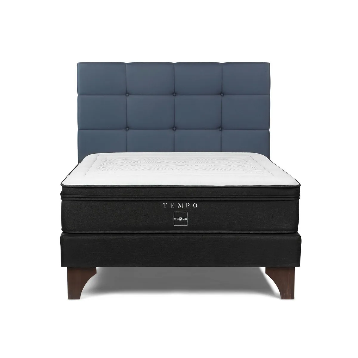ROSEN - Cama Europea Tempo 2 Plazas Issey Azul