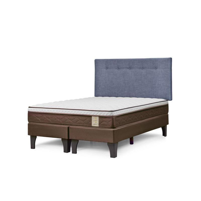 ROSEN - Cama Europea New Style 4 Plus King New Bennet Denim