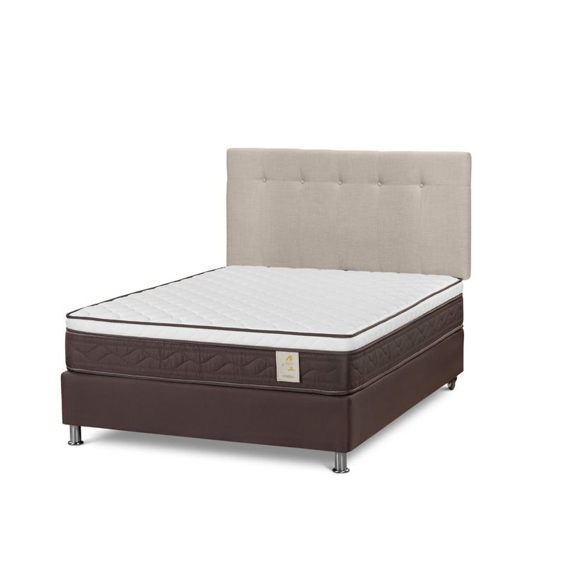 ROSEN - Box Tarima New Style 4 Plus 2 Plazas New Bennet Natural