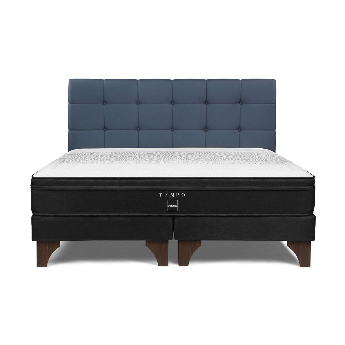 ROSEN - Dormitorio Europeo Tempo Issey Queen + 2 Almohadas