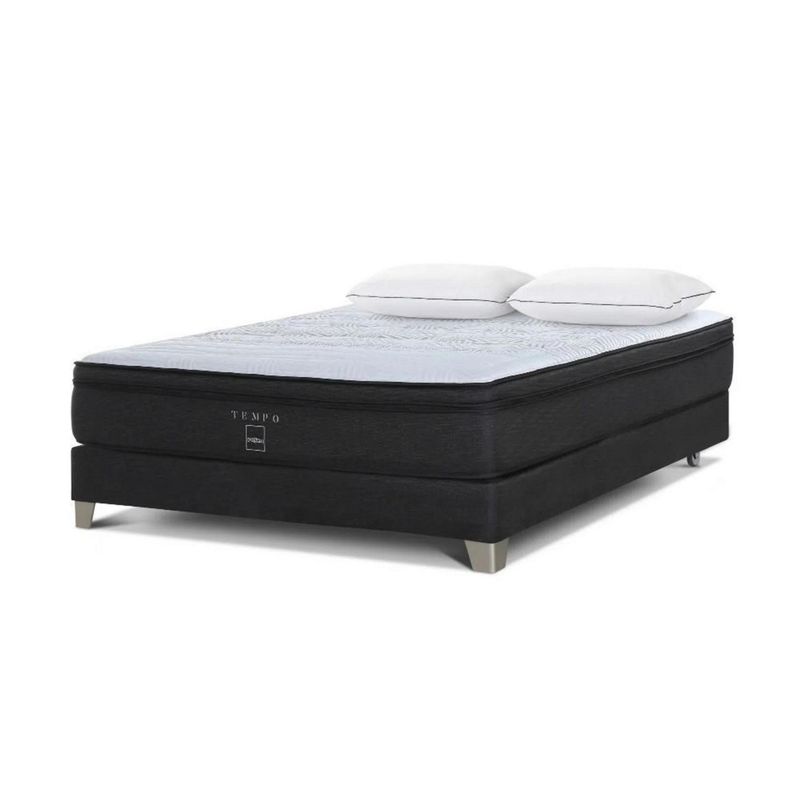 ROSEN - Box Tarima Tempo 2 Plazas + 2 Almohadas Memory Max