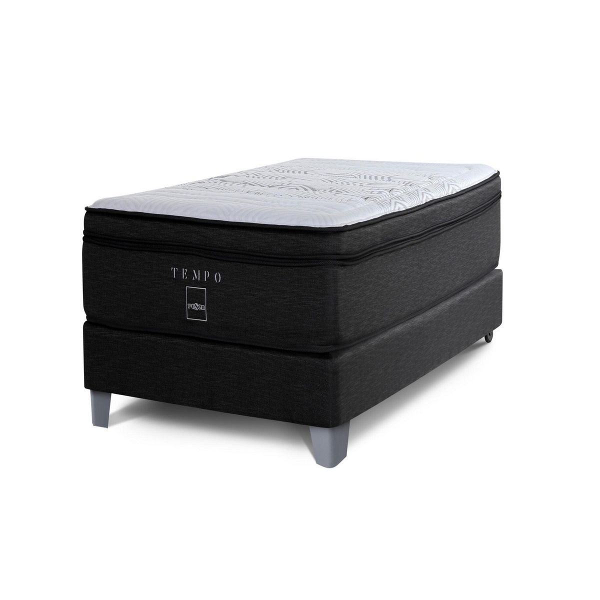 ROSEN - Box Tarima Tempo 2 Plazas + 2 Almohadas Memory Max