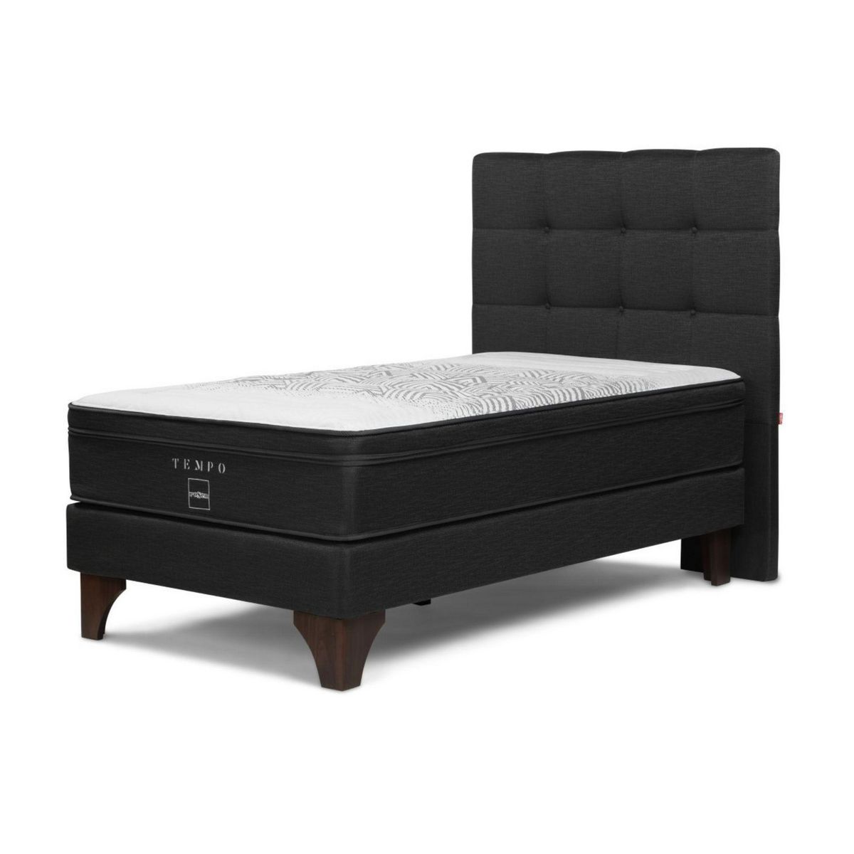 ROSEN - Cama Europea Tempo 1.5 Plazas Issey Grafito