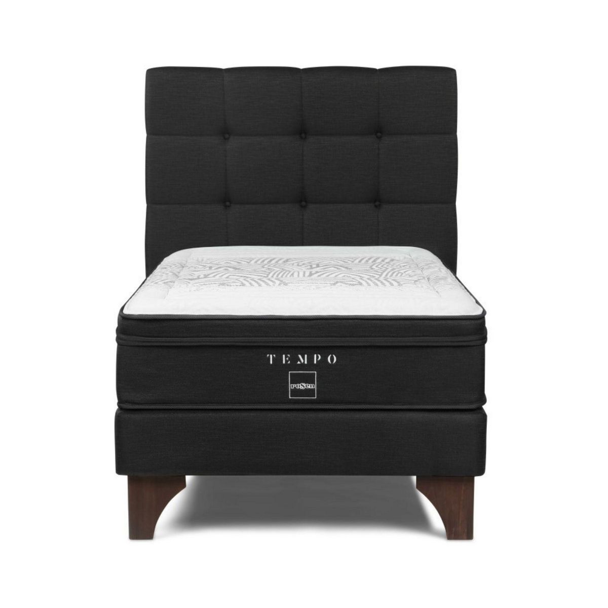 ROSEN - Cama Europea Tempo 1.5 Plazas Issey Grafito