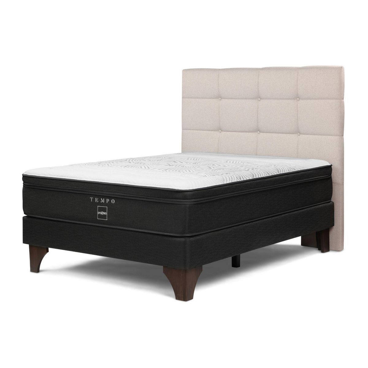 ROSEN - Cama Europea Tempo 1.5 Plazas Issey Niebla
