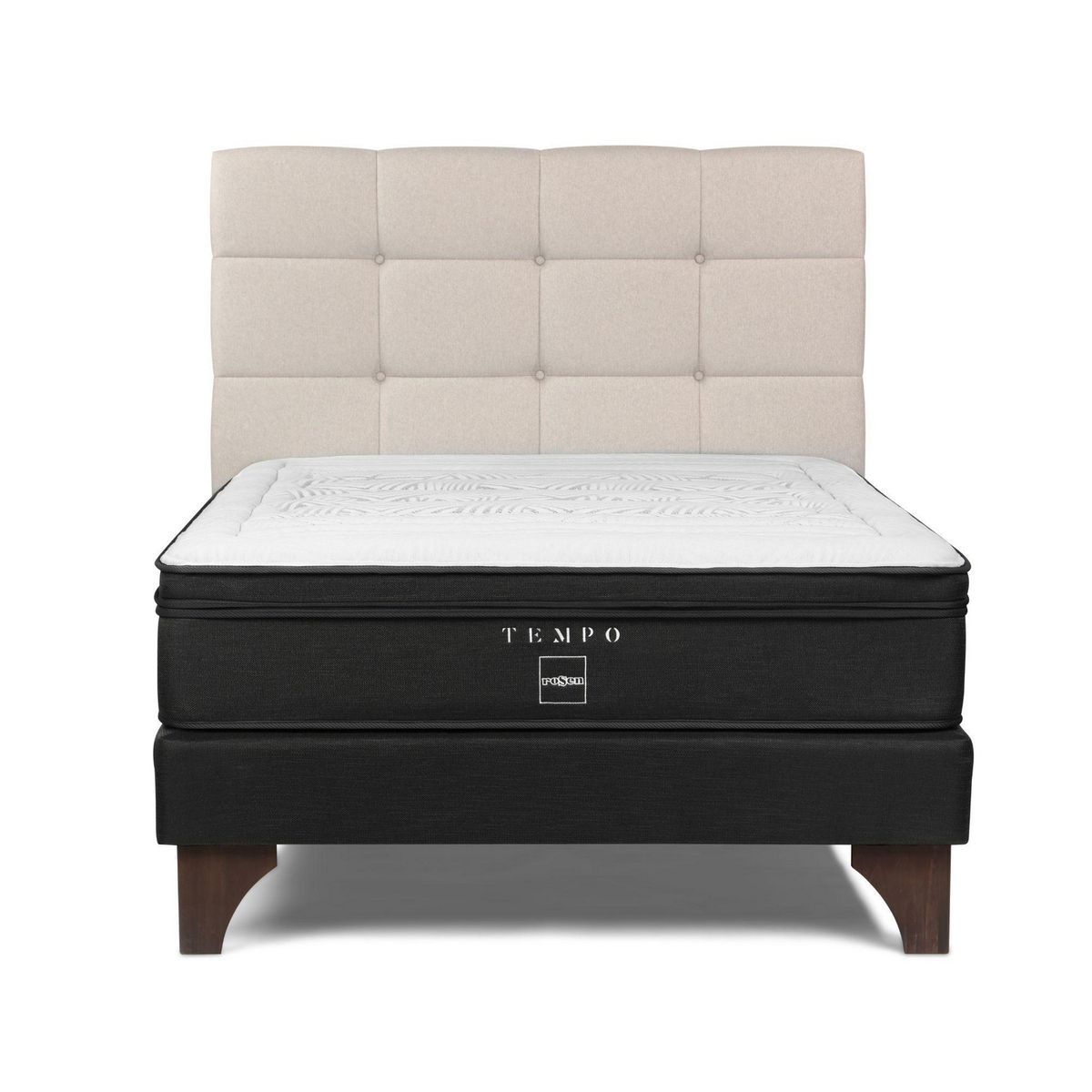 ROSEN - Cama Europea Tempo 1.5 Plazas Issey Niebla