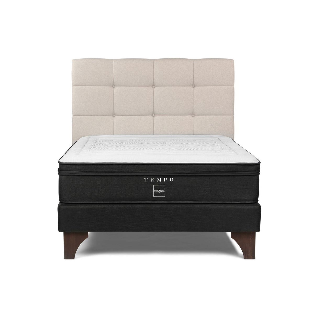 ROSEN - Cama Europea Tempo 2 Plazas Issey Niebla