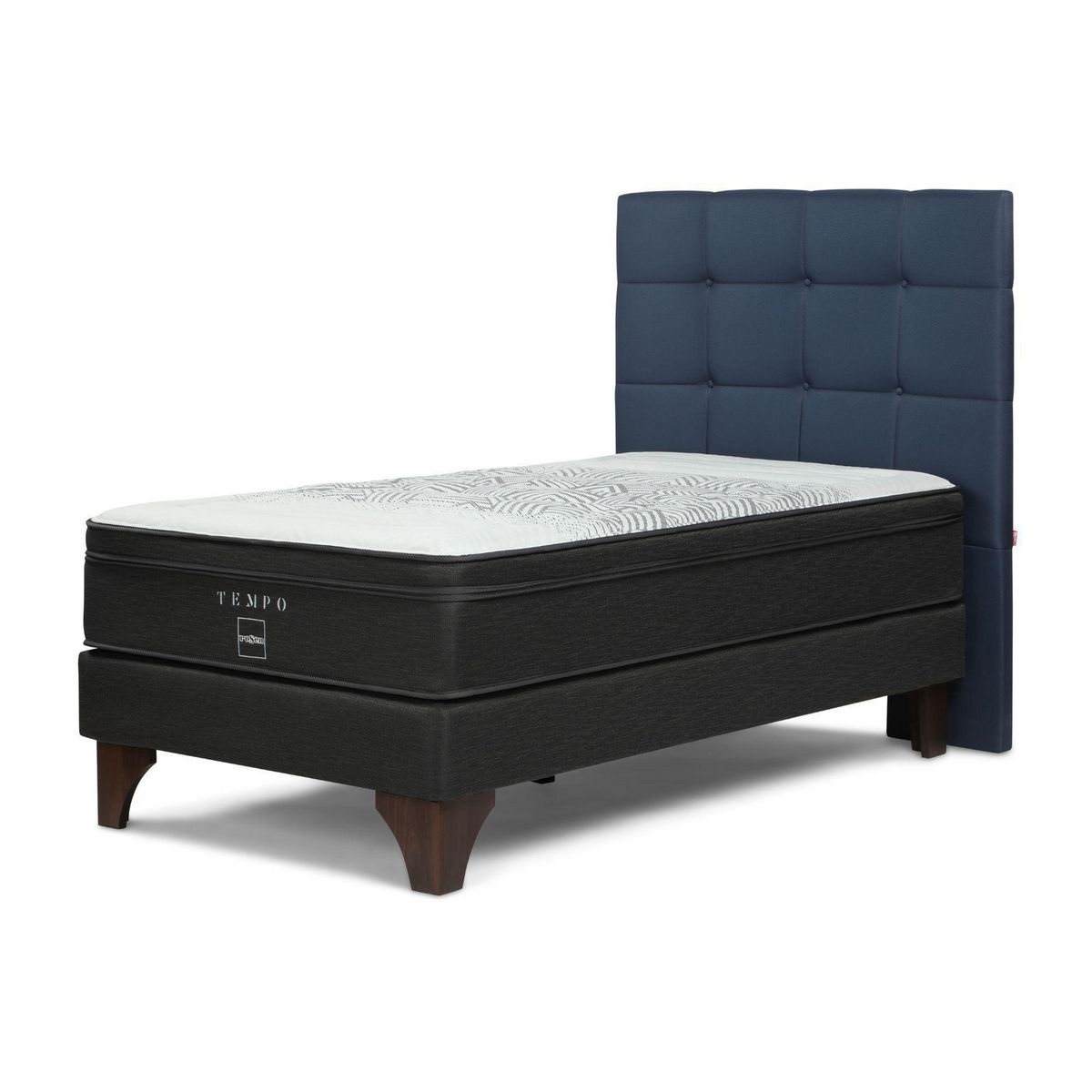 ROSEN - Cama Europea Tempo 1.5 Plazas Issey Azul