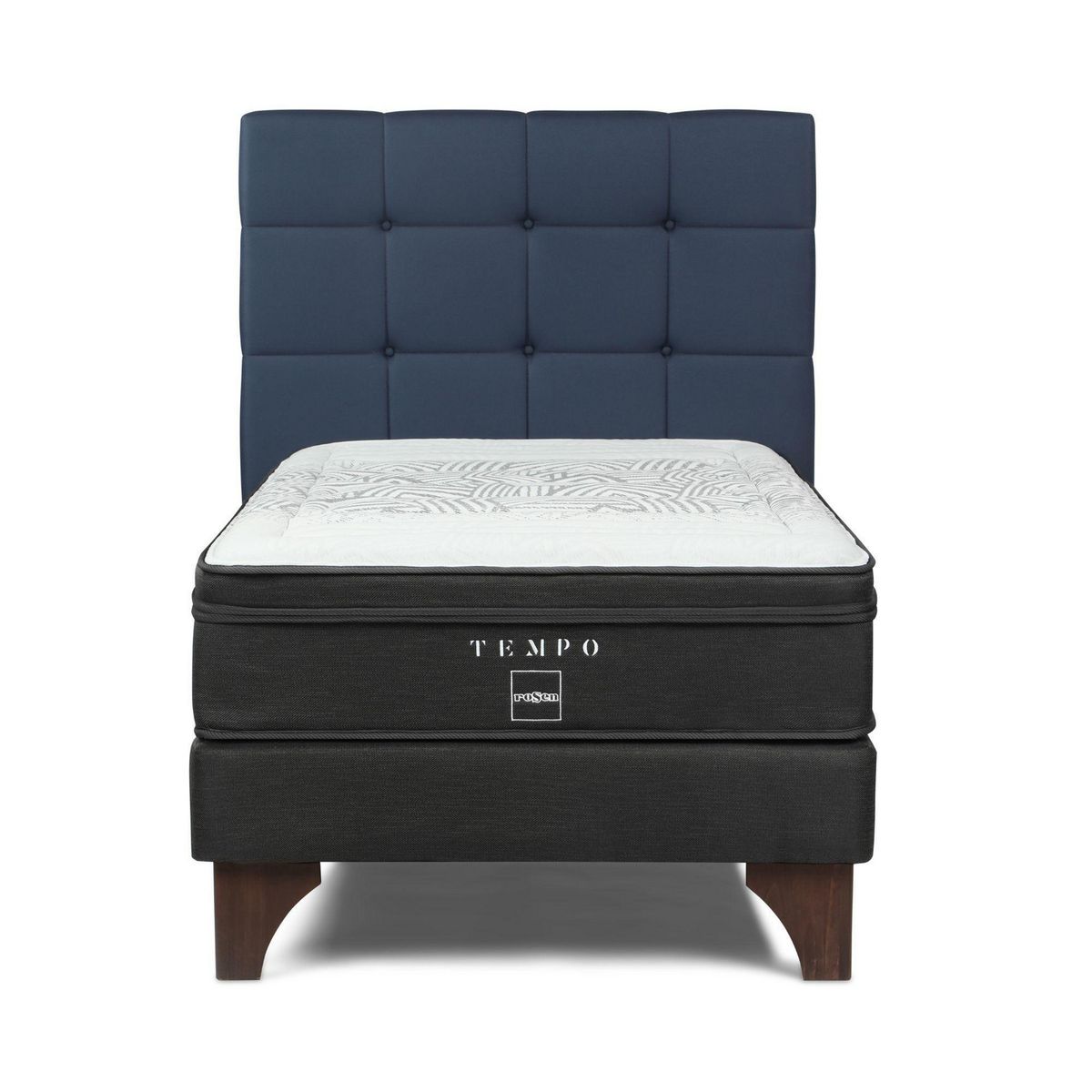 ROSEN - Cama Europea Tempo 1.5 Plazas Issey Azul