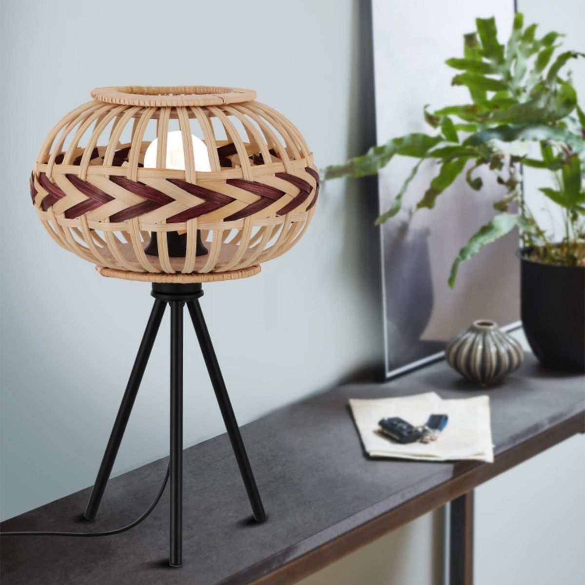 EGLO - Lámpara de Mesa Dondarrion 1L 40W